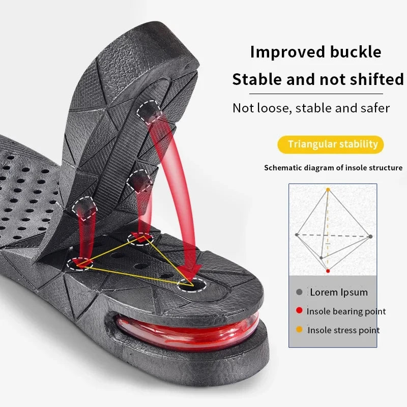 Elevator - Palmilha para Aumentar a Altura de 3 a 9cm